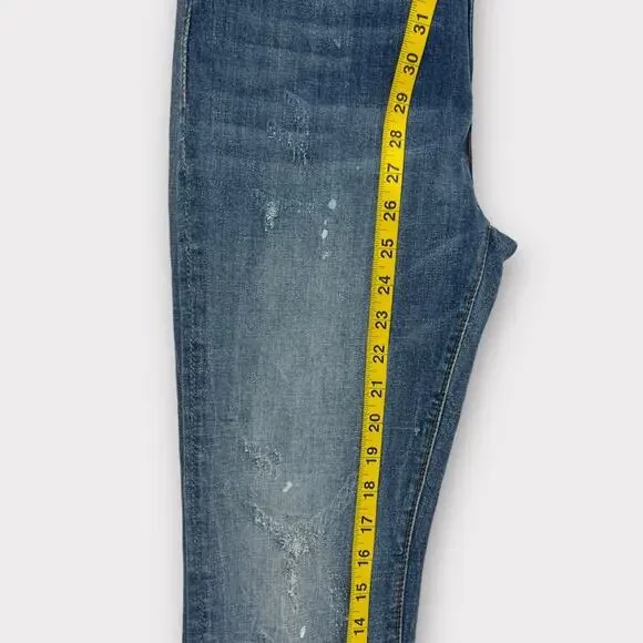Driftwood Joyce Distressed High Rise Skinny Jeans Size 25 - Picture 9 of 9